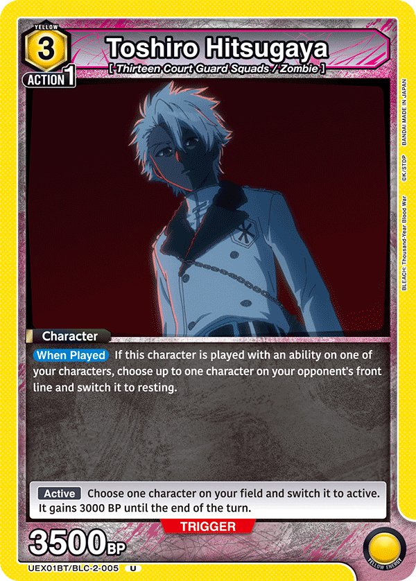 UNION ARENA: Yellow BLEACH Deck List and Guide (Vol. 2) — Joseph